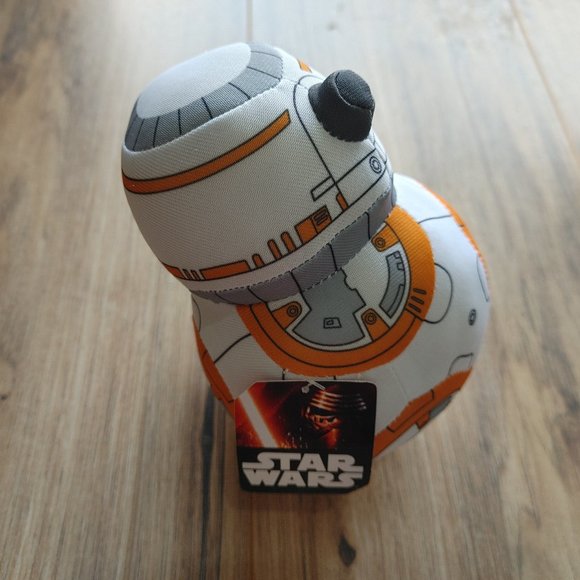 Disney Star Wars BB-8 DROID PLUSH 6" Stuffed Animal Toy BB8 NEW - Picture 2 of 5